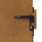 vidaXL Gartentor 85x100 cm Cortenstahl vidaXL Gartentor 85x100 cm Cortenstahl
