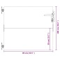 vidaXL Gartentor 85x100 cm Cortenstahl vidaXL Gartentor 85x100 cm Cortenstahl