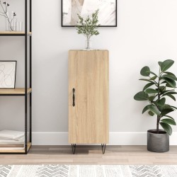 vidaXL Sideboard Sonoma-Eiche 34,5x34x90 cm Holzwerkstoff