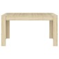vidaXL Esstisch Sonoma-Eiche 140x74,5x76 cm Holzwerkstoff vidaXL Esstisch Sonoma-Eiche 140x74,5x76 cm Holzwerkstoff
