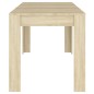 vidaXL Esstisch Sonoma-Eiche 140x74,5x76 cm Holzwerkstoff vidaXL Esstisch Sonoma-Eiche 140x74,5x76 cm Holzwerkstoff