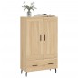 vidaXL Highboard Sonoma-Eiche 69,5x31x115 cm Holzwerkstoff vidaXL Highboard Sonoma-Eiche 69,5x31x115 cm Holzwerkstoff