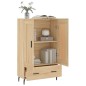 vidaXL Highboard Sonoma-Eiche 69,5x31x115 cm Holzwerkstoff vidaXL Highboard Sonoma-Eiche 69,5x31x115 cm Holzwerkstoff
