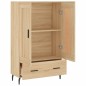 vidaXL Highboard Sonoma-Eiche 69,5x31x115 cm Holzwerkstoff vidaXL Highboard Sonoma-Eiche 69,5x31x115 cm Holzwerkstoff