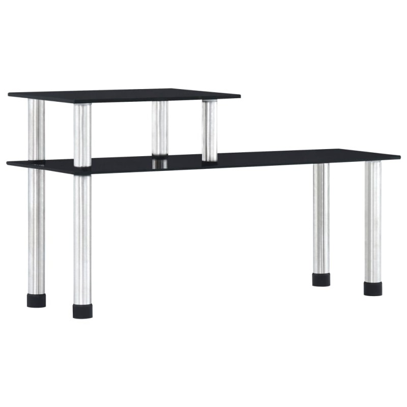 vidaXL Küchenregal Schwarz 45×16×26 cm Hartglas vidaXL Küchenregal Schwarz 45×16×26 cm Hartglas