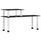 vidaXL Küchenregal Schwarz 45×16×26 cm Hartglas vidaXL Küchenregal Schwarz 45×16×26 cm Hartglas