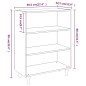 vidaXL Sideboard Weiß 69,5x32,5x90 cm Holzwerkstoff vidaXL Sideboard Weiß 69,5x32,5x90 cm Holzwerkstoff