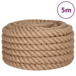 vidaXL Juteseil 5 m Länge 50 mm Stärke