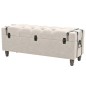 vidaXL Aufbewahrungsbank-Set 3-tlg. Massivholz und Stahl 112x37x45 cm vidaXL Aufbewahrungsbank-Set 3-tlg. Massivholz und Stahl 112x37x45 cm