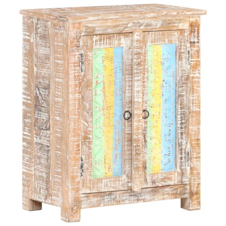 vidaXL Sideboard 61x35x76 cm Raues Akazienholz 