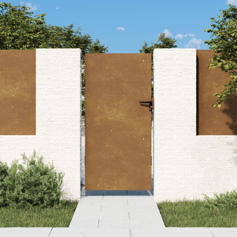 vidaXL Gartentor 85x200 cm Cortenstahl vidaXL Gartentor 85x200 cm Cortenstahl