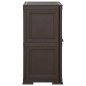vidaXL Kunststoffschrank 79x43x85,5 cm Holzdesign Braun vidaXL Kunststoffschrank 79x43x85,5 cm Holzdesign Braun