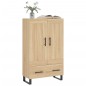 vidaXL Highboard Sonoma-Eiche 69,5x31x115 cm Holzwerkstoff vidaXL Highboard Sonoma-Eiche 69,5x31x115 cm Holzwerkstoff