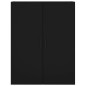 Highboard Schwarz 69,5x34x180 cm Holzwerkstoff Highboard Schwarz 69,5x34x180 cm Holzwerkstoff