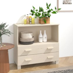 vidaXL Sideboard HAMAR Honigbraun 85x35x80 cm Massivholz Kiefer
