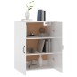vidaXL Hängeschrank Hochglanz-Weiß 69,5x34x90 cm Holzwerkstoff vidaXL Hängeschrank Hochglanz-Weiß 69,5x34x90 cm Holzwerkstoff