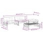 vidaXL 4-tlg. Garten-Lounge-Set mit Kissen Weiß Massivholz vidaXL 4-tlg. Garten-Lounge-Set mit Kissen Weiß Massivholz
