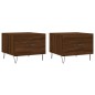 vidaXL Couchtische 2 Stk. Braun Eichen-Optik 50x50x40 cm Holzwerkstoff vidaXL Couchtische 2 Stk. Braun Eichen-Optik 50x50x40 cm Holzwerkstoff