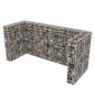 vidaXL Gabionen-Mülltonnenverkleidung für 3 Tonnen Stahl 250x100x120cm vidaXL Gabionen-Mülltonnenverkleidung für 3 Tonnen Stahl 250x100x120cm