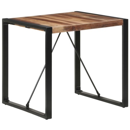 vidaXL Esstisch 80x80x75 cm Massivholz mit Palisander-Finish