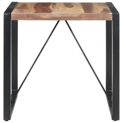 vidaXL Esstisch 80x80x75 cm Massivholz mit Palisander-Finish
