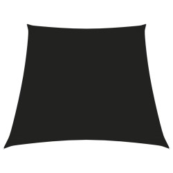 vidaXL Sonnensegel Oxford-Gewebe Trapezförmig 4/5x4 m Schwarz