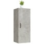 vidaXL Hängeschrank Betongrau 34,5x34x90 cm Holzwerkstoff vidaXL Hängeschrank Betongrau 34,5x34x90 cm Holzwerkstoff
