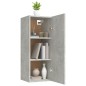 vidaXL Hängeschrank Betongrau 34,5x34x90 cm Holzwerkstoff vidaXL Hängeschrank Betongrau 34,5x34x90 cm Holzwerkstoff