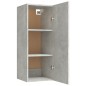 vidaXL Hängeschrank Betongrau 34,5x34x90 cm Holzwerkstoff vidaXL Hängeschrank Betongrau 34,5x34x90 cm Holzwerkstoff