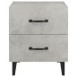 vidaXL Nachttisch Betongrau 40x35x47,5 cm vidaXL Nachttisch Betongrau 40x35x47,5 cm