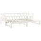 vidaXL Tagesbett Ausziehbar Weiß Massivholz Kiefer 2x(90x190) cm vidaXL Tagesbett Ausziehbar Weiß Massivholz Kiefer 2x(90x190) cm