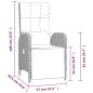 vidaXL 7-tlg. Garten-Essgruppe mit Kissen Grau Poly Rattan vidaXL 7-tlg. Garten-Essgruppe mit Kissen Grau Poly Rattan