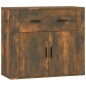vidaXL Sideboard Räuchereiche 80x33x70 cm Holzwerkstoff vidaXL Sideboard Räuchereiche 80x33x70 cm Holzwerkstoff