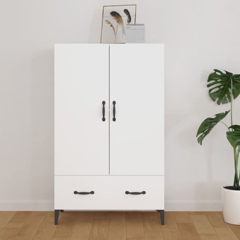 vidaXL Highboard Weiß 70x31x115 cm Holzwerkstoff vidaXL Highboard Weiß 70x31x115 cm Holzwerkstoff