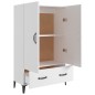 vidaXL Highboard Weiß 70x31x115 cm Holzwerkstoff vidaXL Highboard Weiß 70x31x115 cm Holzwerkstoff