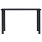vidaXL Esstisch Schwarz und Betongrau 120 x 60 x 75 cm MDF vidaXL Esstisch Schwarz und Betongrau 120 x 60 x 75 cm MDF