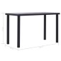 vidaXL Esstisch Schwarz und Betongrau 120 x 60 x 75 cm MDF vidaXL Esstisch Schwarz und Betongrau 120 x 60 x 75 cm MDF