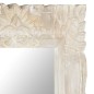 vidaXL Spiegel Weiß 80x50 cm Mango Massivholz vidaXL Spiegel Weiß 80x50 cm Mango Massivholz