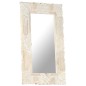 vidaXL Spiegel Weiß 80x50 cm Mango Massivholz vidaXL Spiegel Weiß 80x50 cm Mango Massivholz