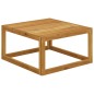 3-tlg. Garten-Lounge-Set mit Creme-Kissen Massivholz Akazie 3-tlg. Garten-Lounge-Set mit Creme-Kissen Massivholz Akazie