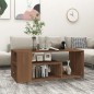 vidaXL Couchtisch Braun Eichen-Optik 100x50x40 cm Holzwerkstoff vidaXL Couchtisch Braun Eichen-Optik 100x50x40 cm Holzwerkstoff