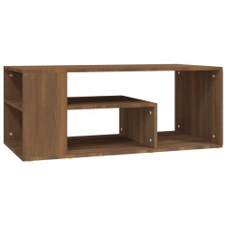 vidaXL Couchtisch Braun Eichen-Optik 100x50x40 cm Holzwerkstoff