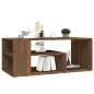 vidaXL Couchtisch Braun Eichen-Optik 100x50x40 cm Holzwerkstoff vidaXL Couchtisch Braun Eichen-Optik 100x50x40 cm Holzwerkstoff