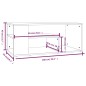 vidaXL Couchtisch Braun Eichen-Optik 100x50x40 cm Holzwerkstoff vidaXL Couchtisch Braun Eichen-Optik 100x50x40 cm Holzwerkstoff