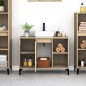 vidaXL Waschbeckenunterschrank Sonoma-Eiche 80x33x60 cm Holzwerkstoff vidaXL Waschbeckenunterschrank Sonoma-Eiche 80x33x60 cm Holzwerkstoff