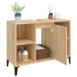 vidaXL Waschbeckenunterschrank Sonoma-Eiche 80x33x60 cm Holzwerkstoff vidaXL Waschbeckenunterschrank Sonoma-Eiche 80x33x60 cm Holzwerkstoff