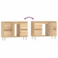 vidaXL Badschrank Sonoma-Eiche 80x33x60 cm Holzwerkstoff vidaXL Badschrank Sonoma-Eiche 80x33x60 cm Holzwerkstoff