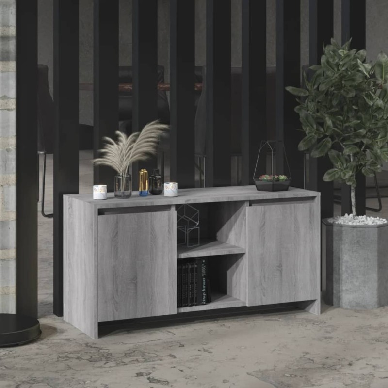 vidaXL TV-Schrank Grau Sonoma-Eiche 102x37,5x52,5 cm Holzwerkstoff vidaXL TV-Schrank Grau Sonoma-Eiche 102x37,5x52,5 cm Holzwerkstoff