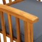vidaXL Garten-Essstühle 3 Stk. mit Kissen Massivholz Akazie vidaXL Garten-Essstühle 3 Stk. mit Kissen Massivholz Akazie