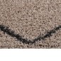 vidaXL Teppich Shaggy Hochflor Beige und Anthrazit 200x290 cm vidaXL Teppich Shaggy Hochflor Beige und Anthrazit 200x290 cm